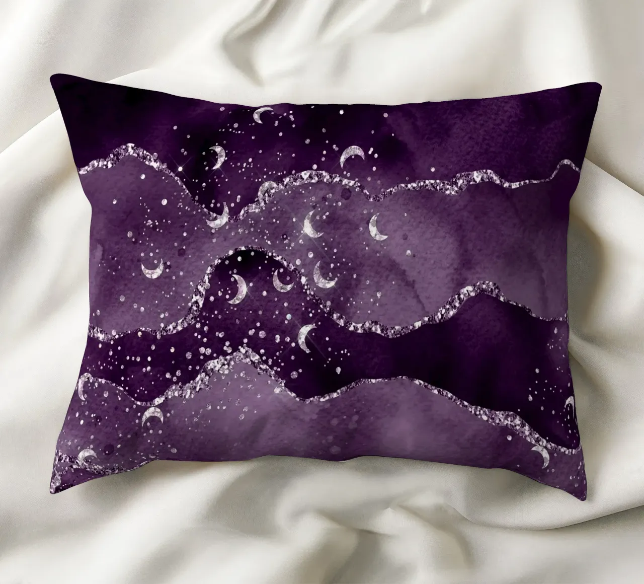 Agata stellata viola Texture 02 cuscino da Gemstone Textures