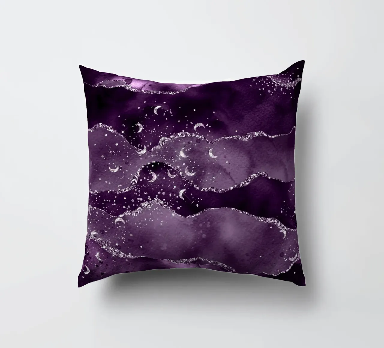 Agata stellata viola Texture 02 cuscino da Gemstone Textures