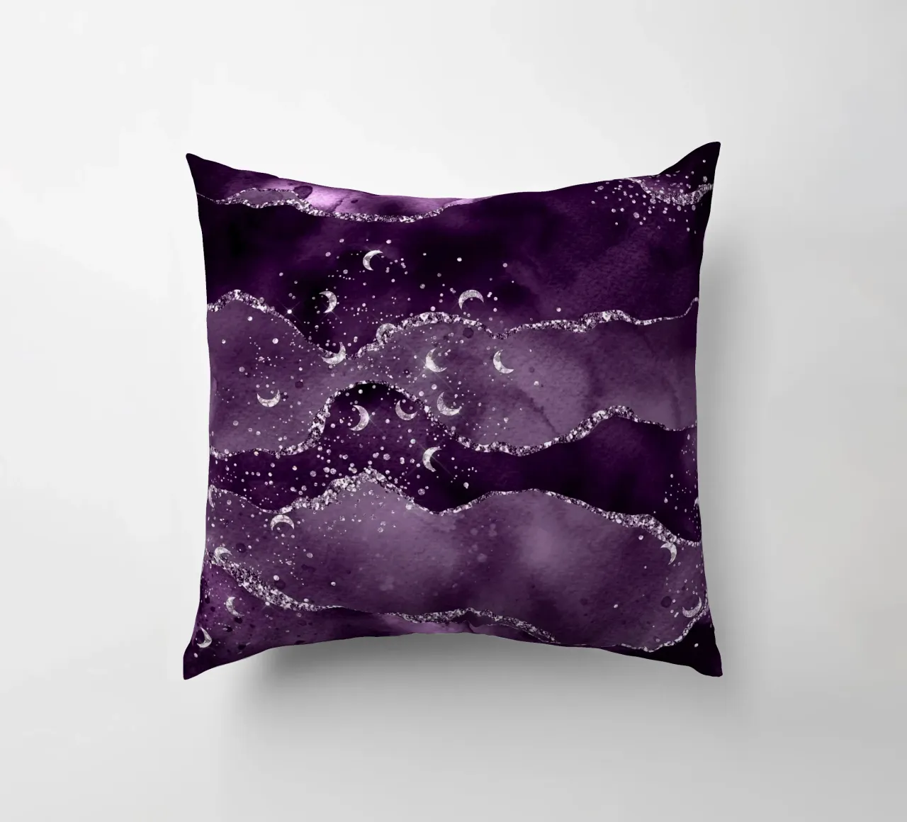 Agata stellata viola Texture 02 cuscino da Gemstone Textures