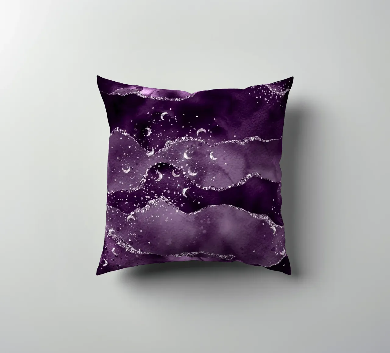 Agata stellata viola Texture 02 cuscino da Gemstone Textures