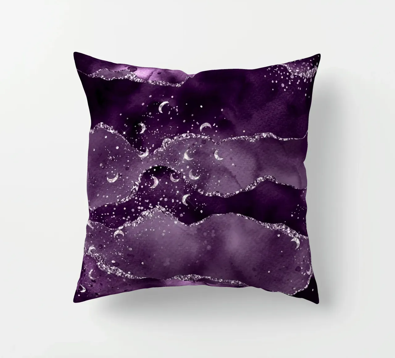 Agata stellata viola Texture 02 cuscino da Gemstone Textures