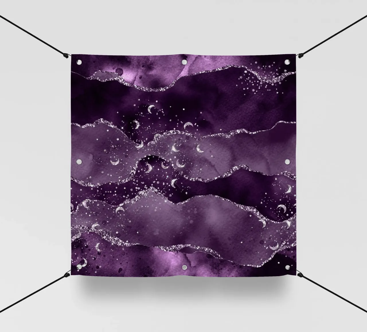 Agata stellata viola Texture 02 telo in pvc da Gemstone Textures