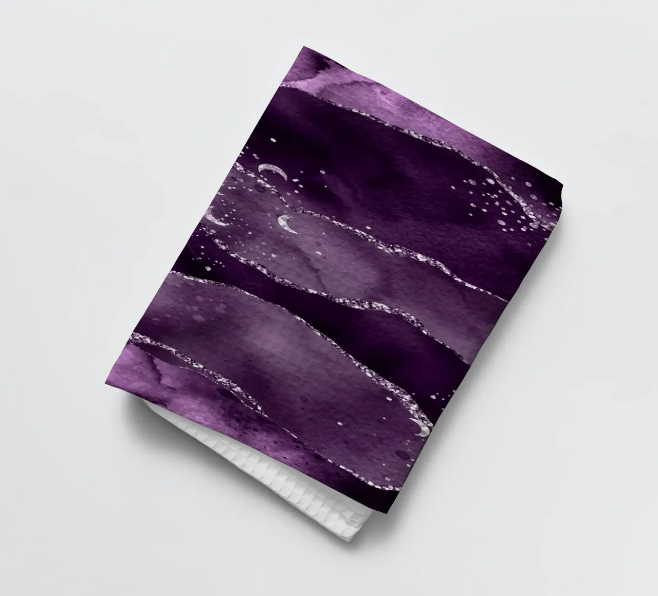 Agata stellata viola Texture 02 canovaccio da cucina da Gemstone Textures