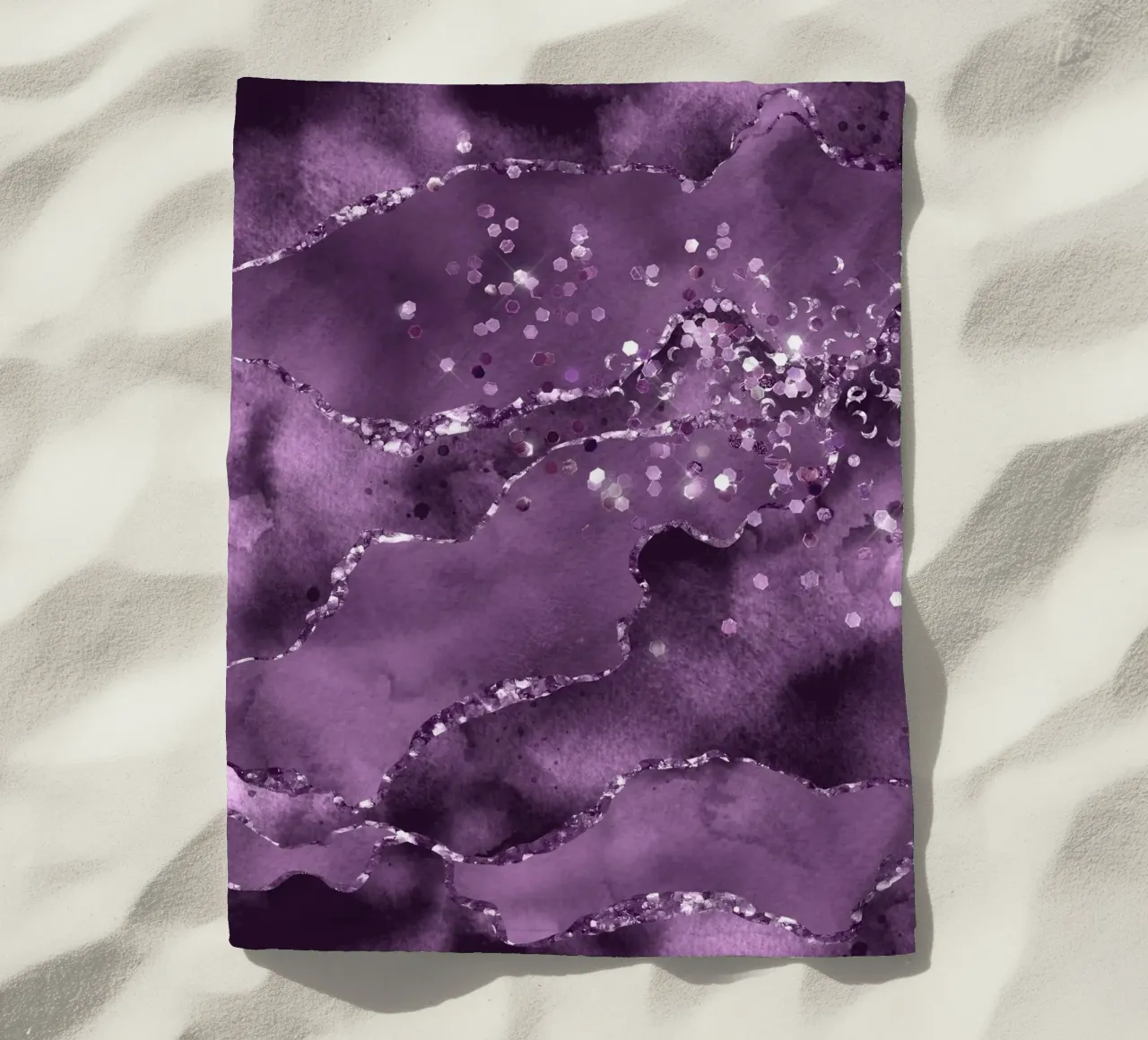 Texture Agata stellata viola 03 telo mare da Gemstone Textures