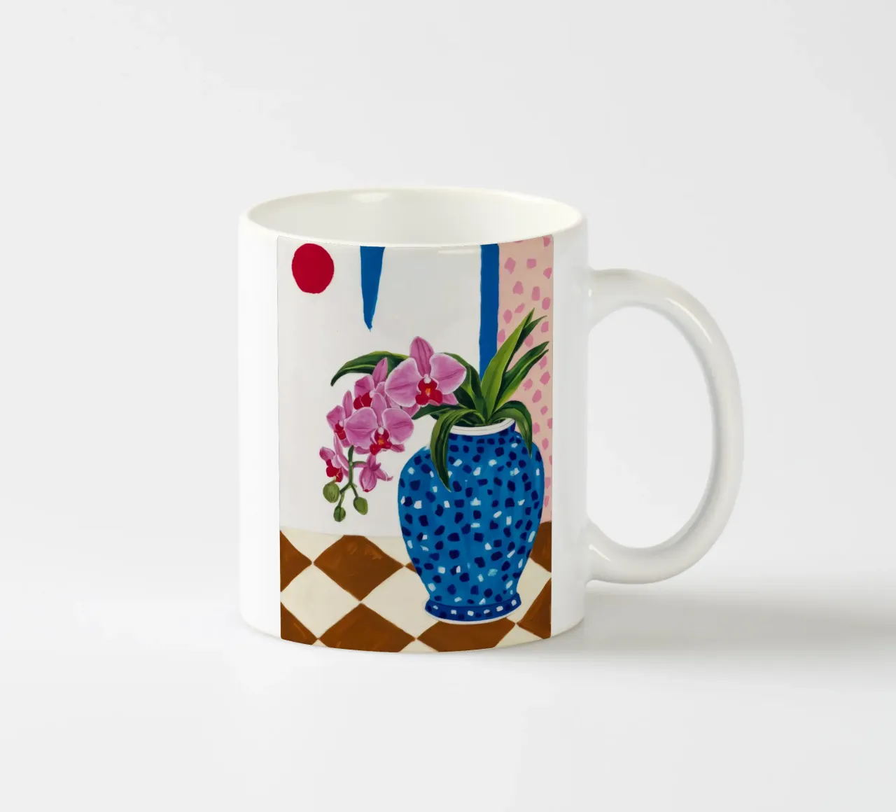 Eleganza floreale tazza in ceramica da Lunar Templar