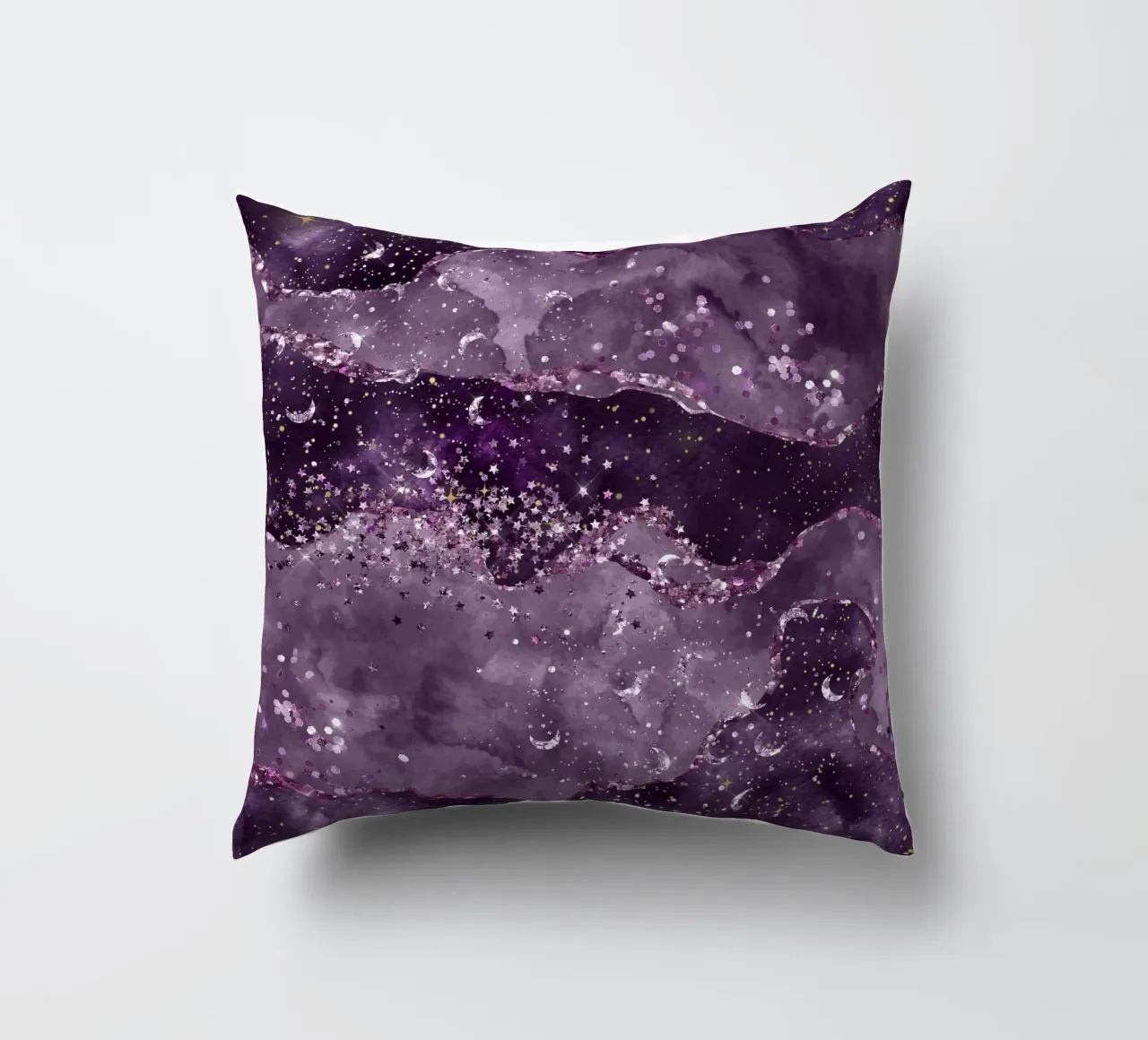 Agata stellata viola Texture 05 cuscino da Gemstone Textures
