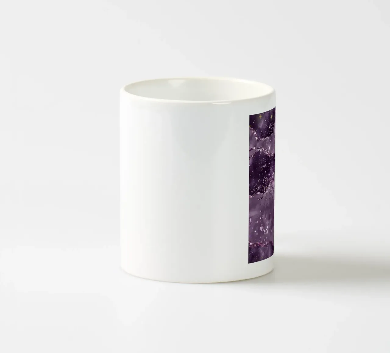 Agata stellata viola Texture 05 tazza in ceramica da Gemstone Textures
