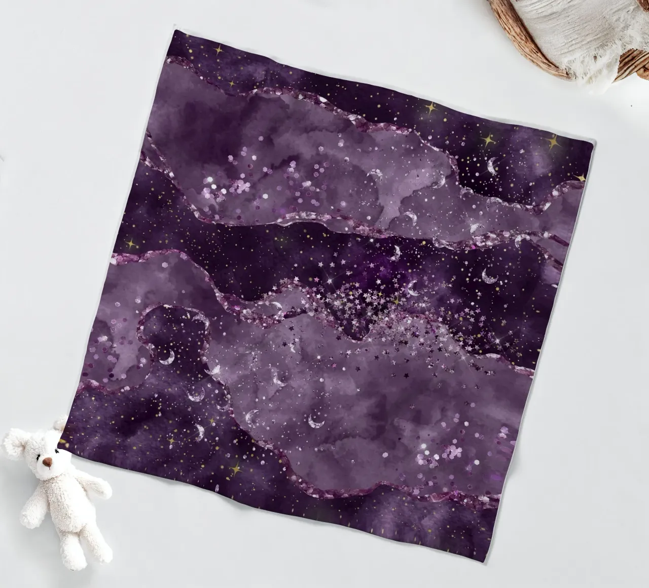 Agata stellata viola Texture 05 coperta in pile da Gemstone Textures