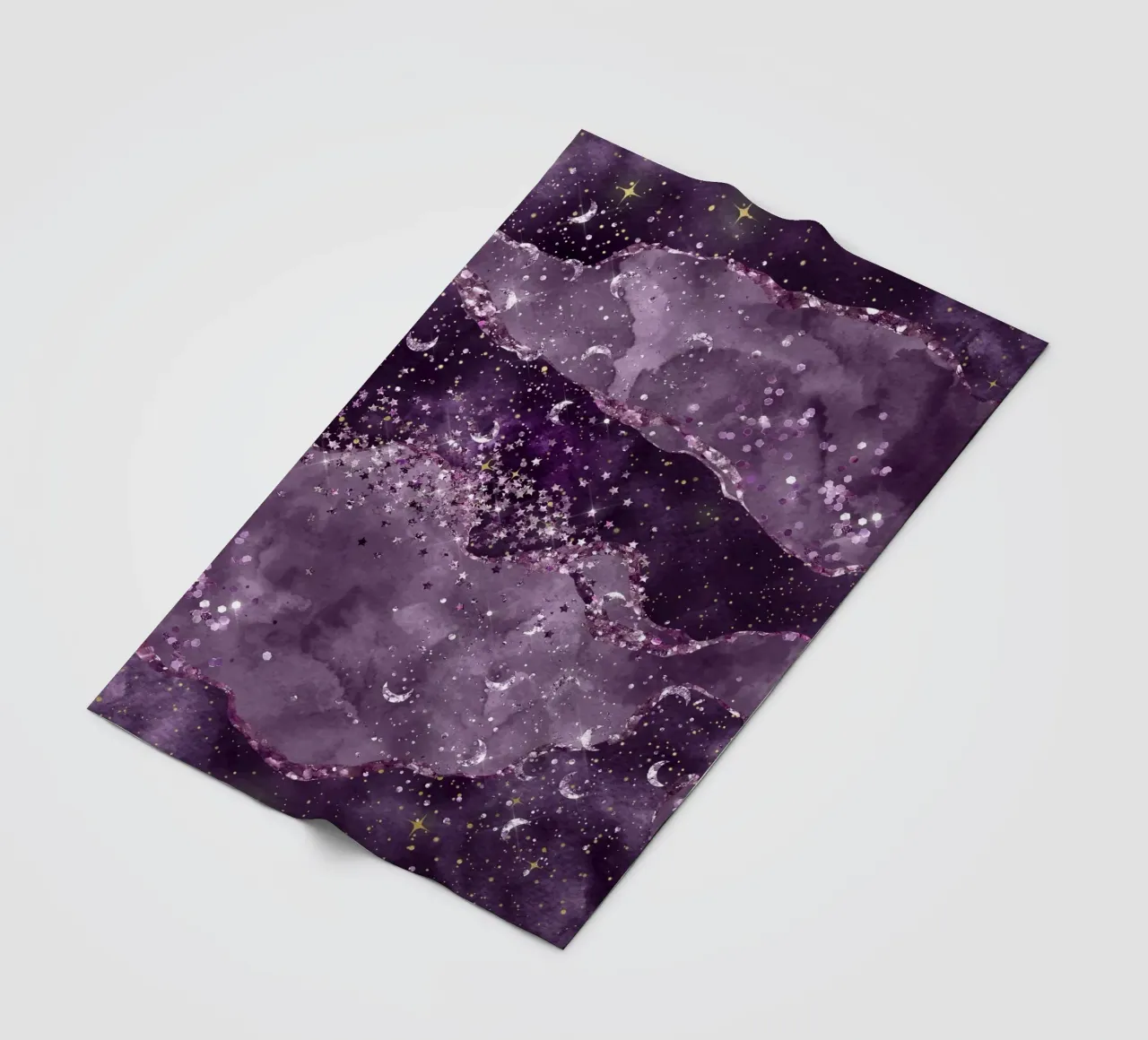 Agata stellata viola Texture 05 coperta in pile da Gemstone Textures