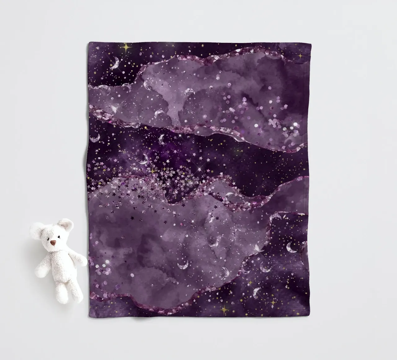 Agata stellata viola Texture 05 coperta in pile da Gemstone Textures