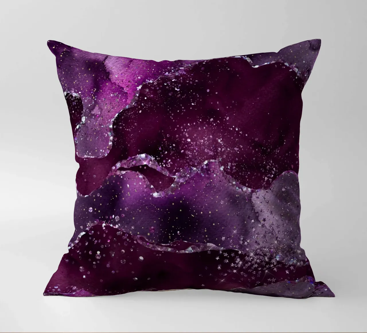 Agata stellata viola Texture 06 cuscino da Gemstone Textures
