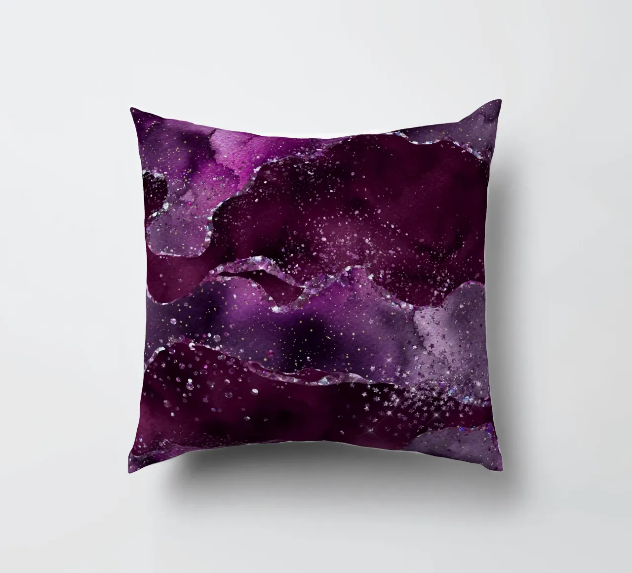 Agata stellata viola Texture 06 cuscino da Gemstone Textures