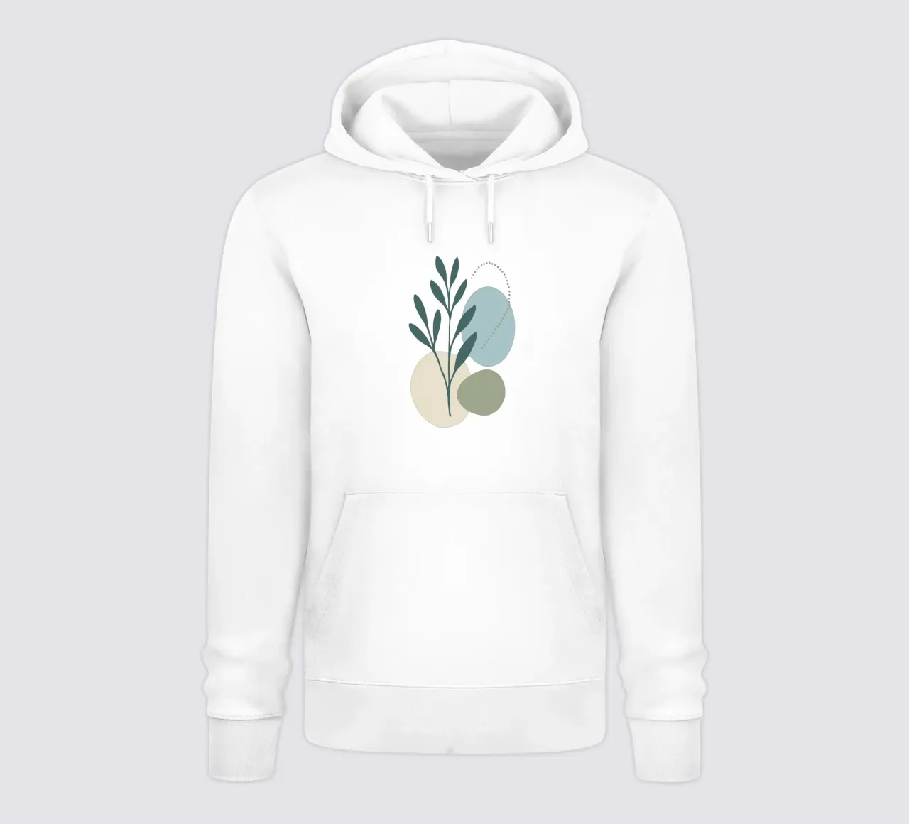 Set de 3 cuadros botánicos abstractos modernos sudadera con capucha de Kiroiharu