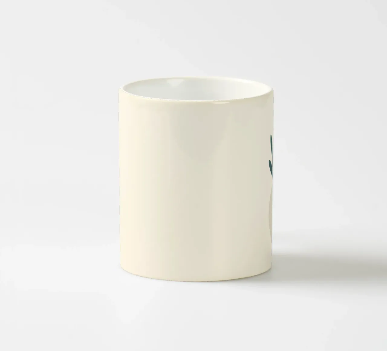 Set di 3 stampe astratte botaniche moderne tazza in ceramica da Kiroiharu