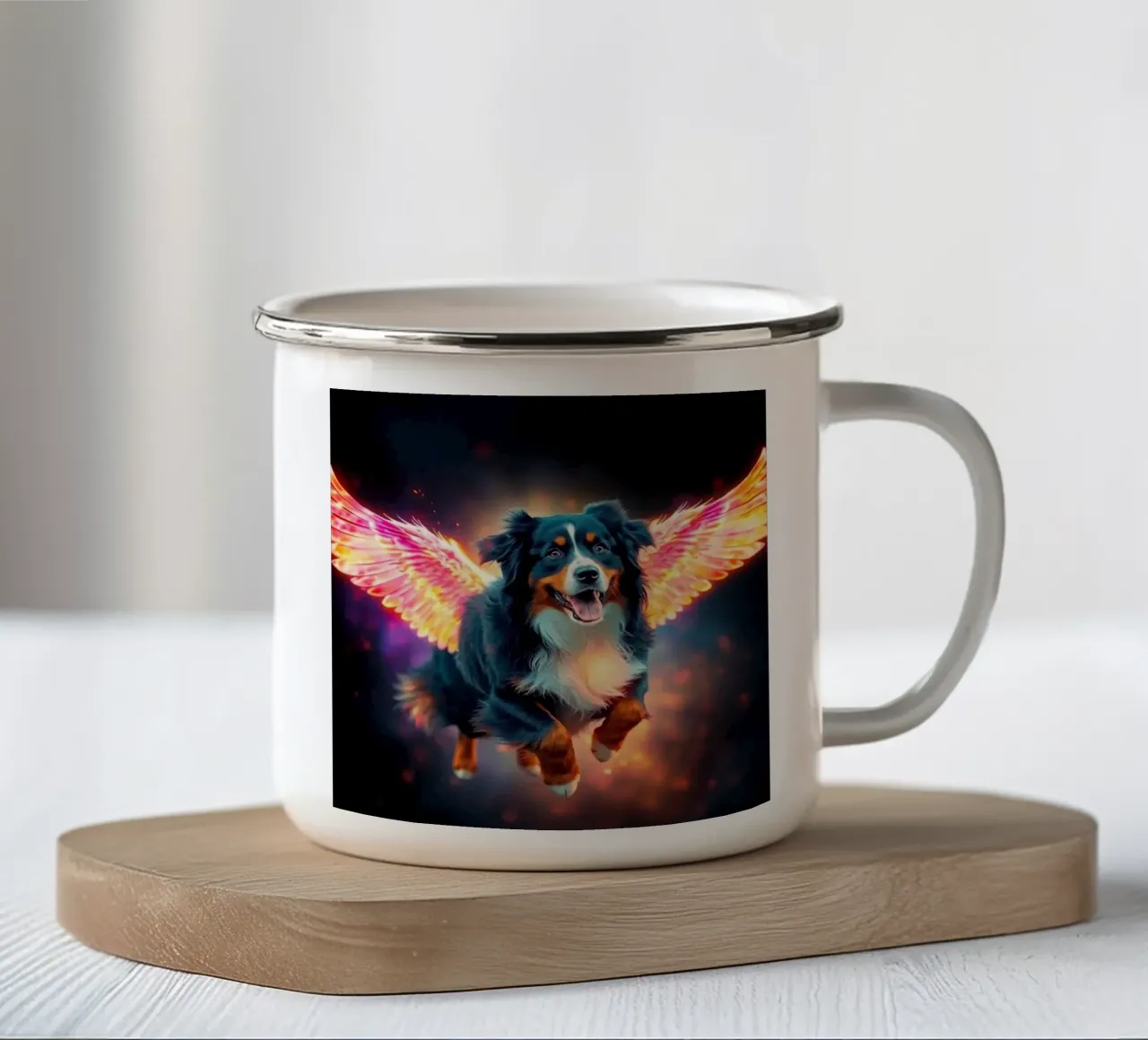 Un angelo del cielo #7 tazza in smalto da Yumis.Beargang.and.Me