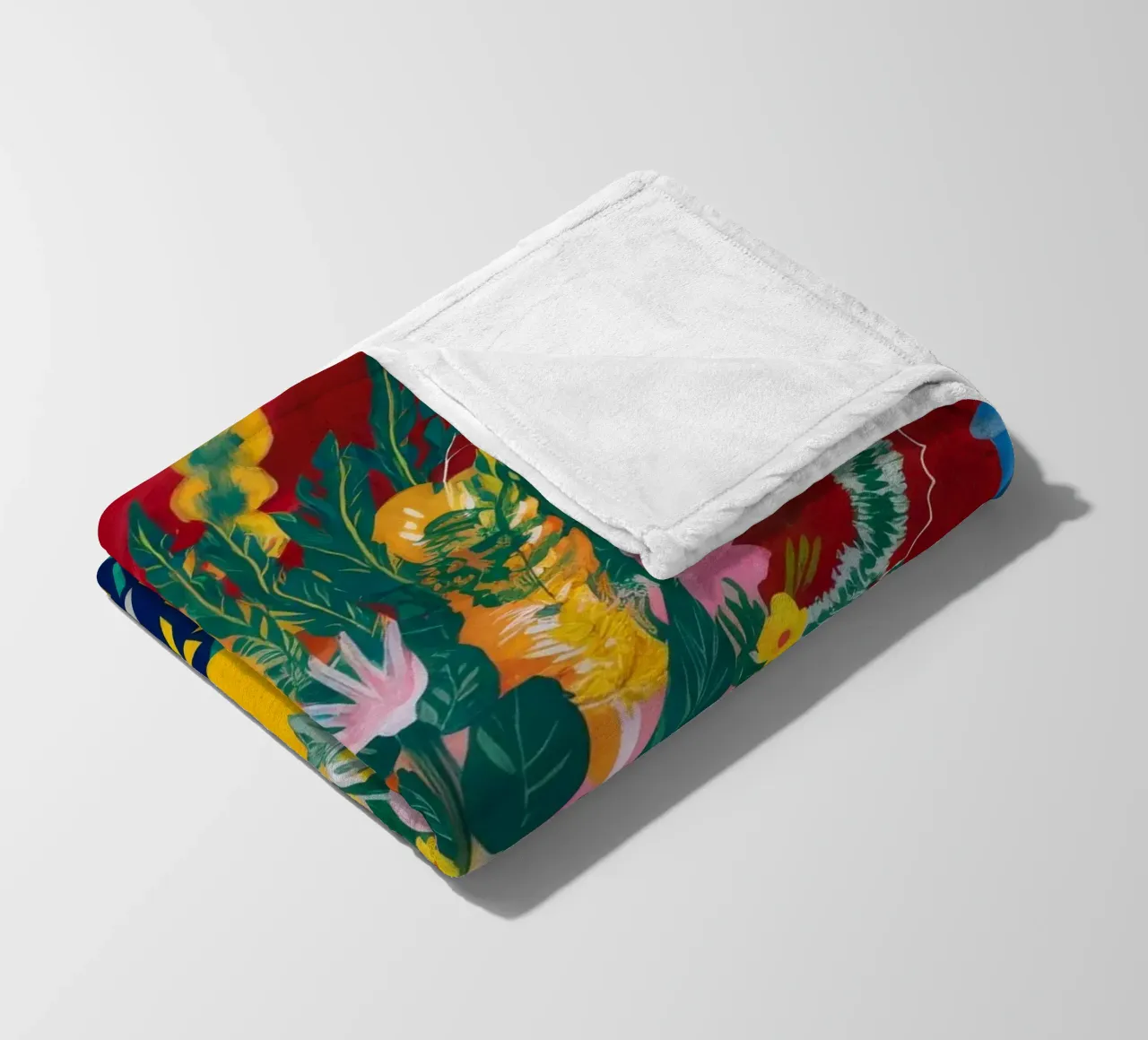 Blumenexplosion Fleecedecke von Lunar Templar