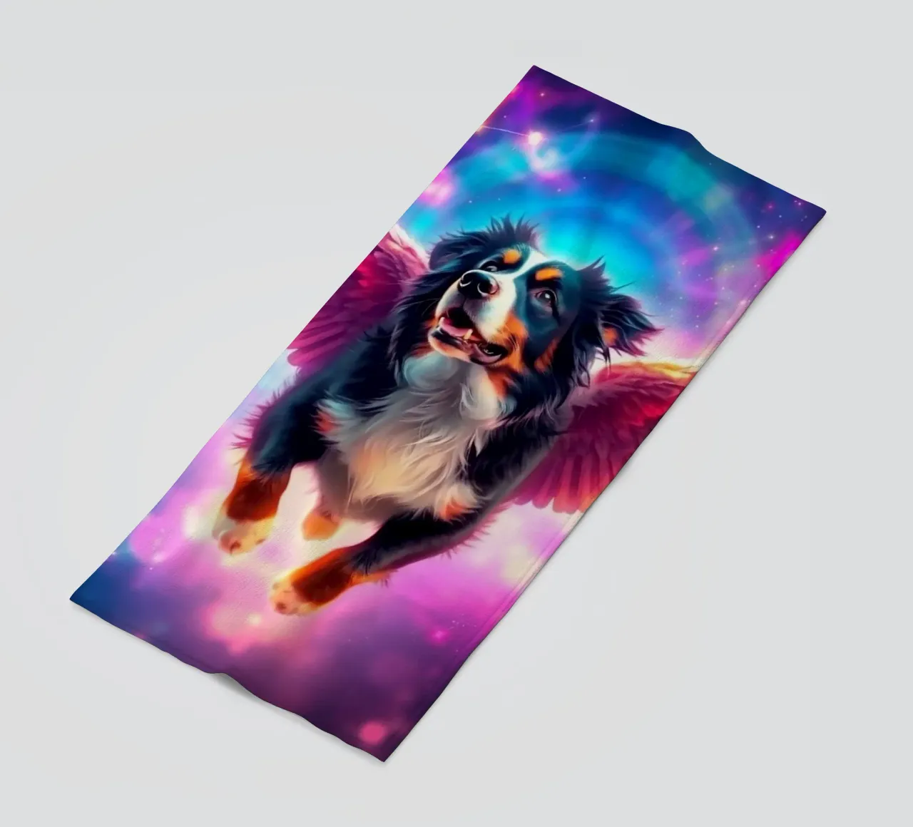 An Angel of Heaven #9 beach towel by Yumis.Beargang.and.Me