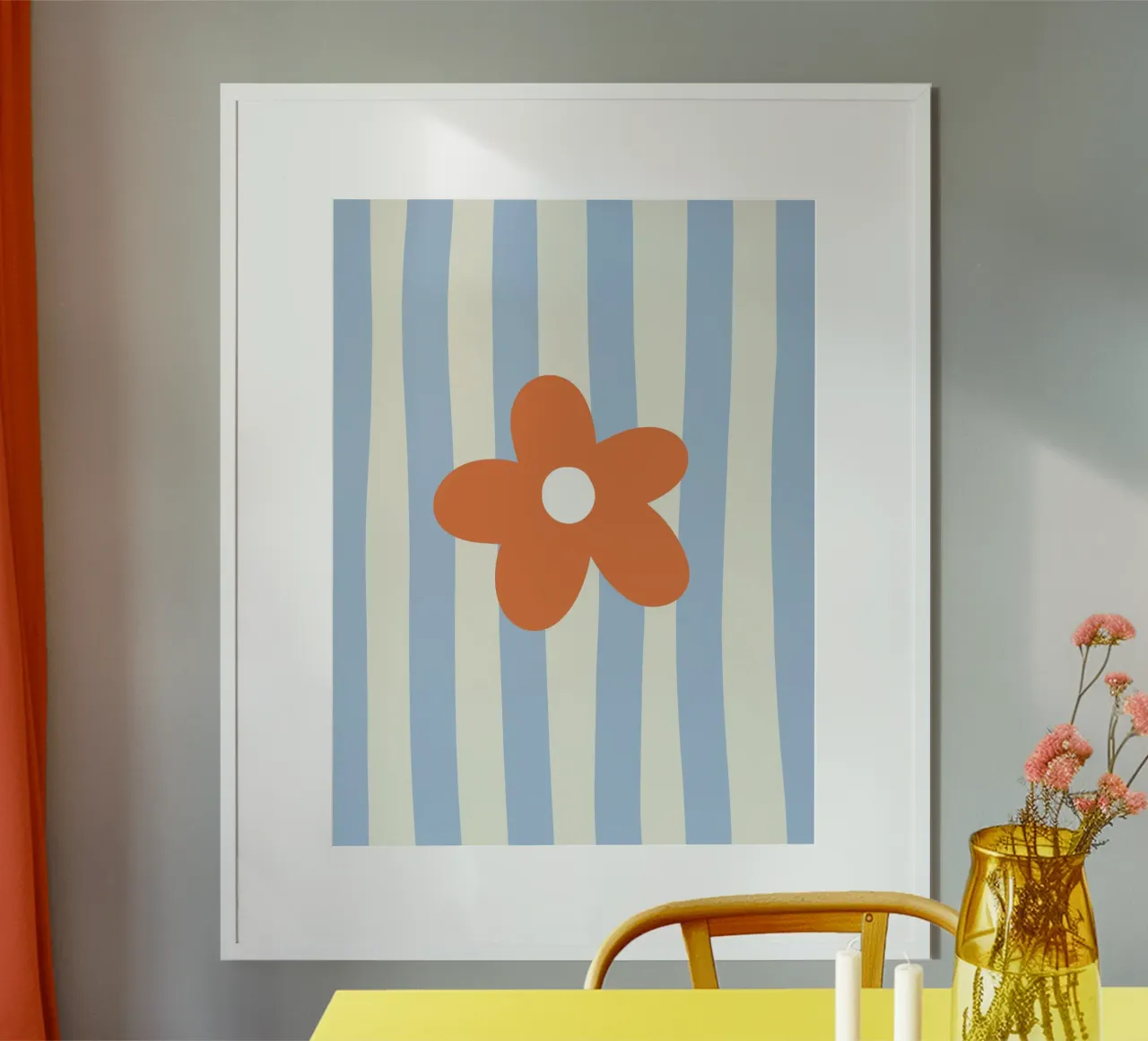 Flower Power poster da we line studio - art