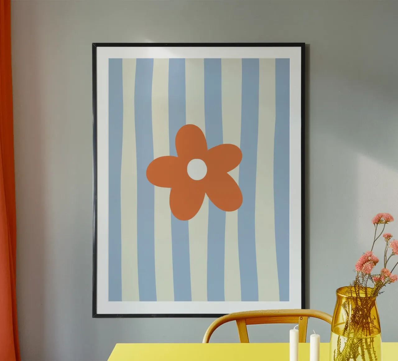 Flower Power poster da we line studio - art