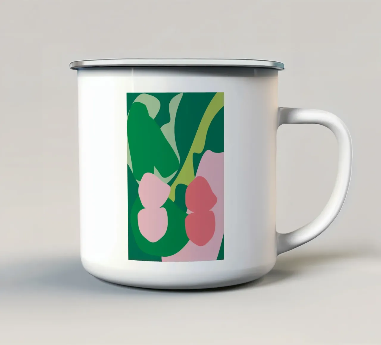 Green tazza in smalto da Silvaya