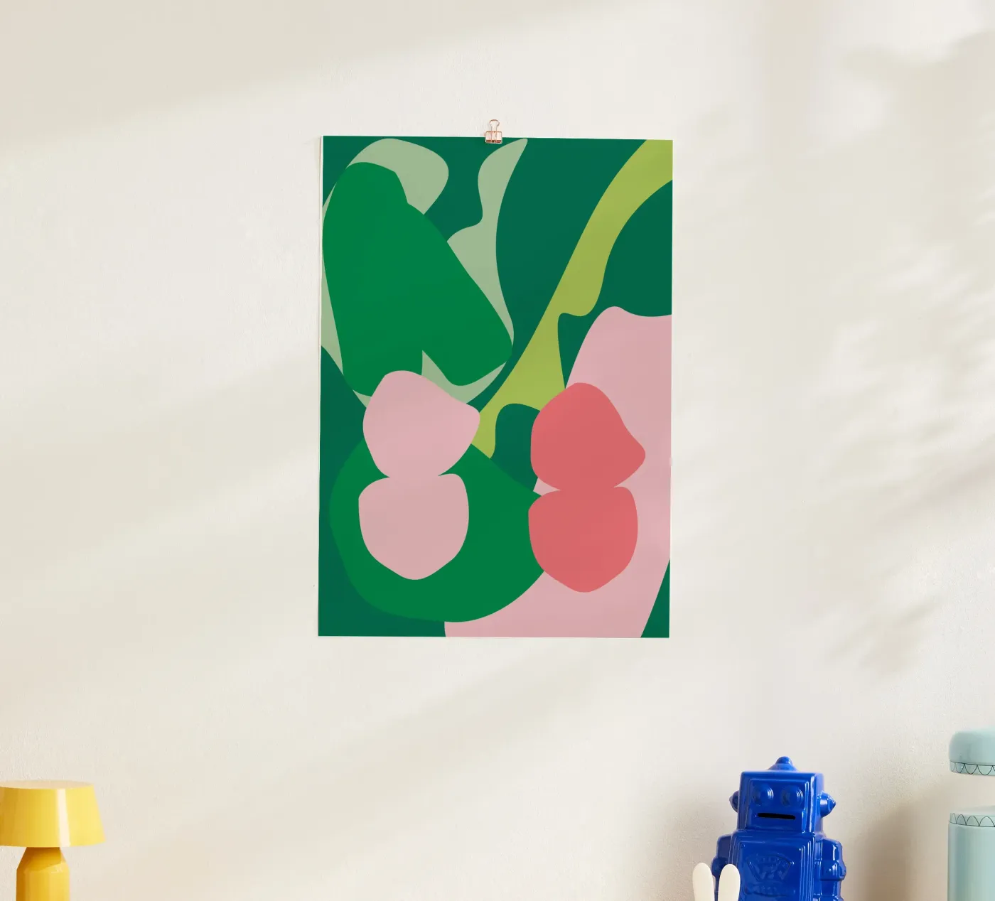 Green poster by Silvaya