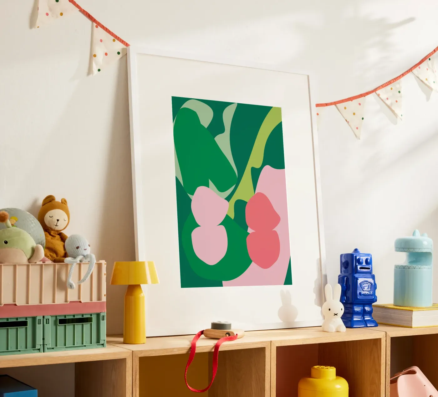 Green poster by Silvaya