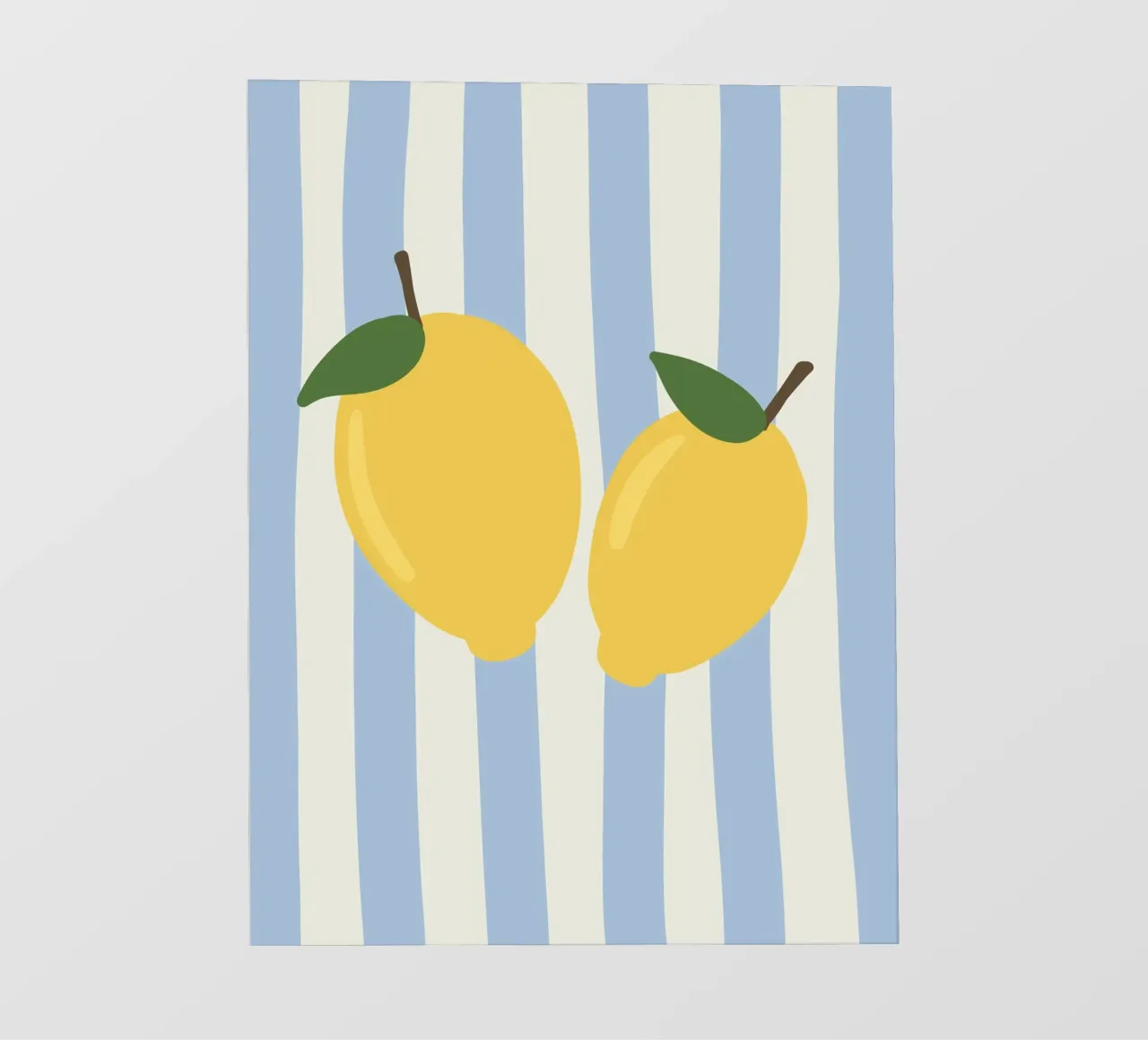 Lemon pvc cover by we line studio - art