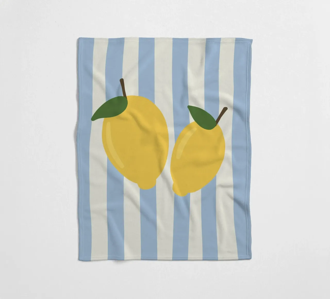 Lemon coperta in pile da we line studio - art