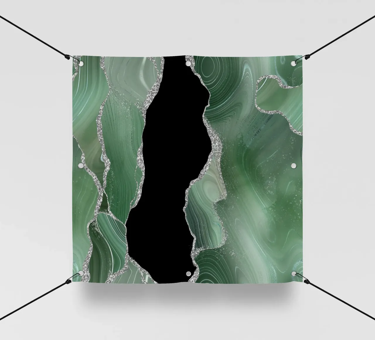 Agata salvia e argento Texture 01 telo in pvc da Gemstone Textures
