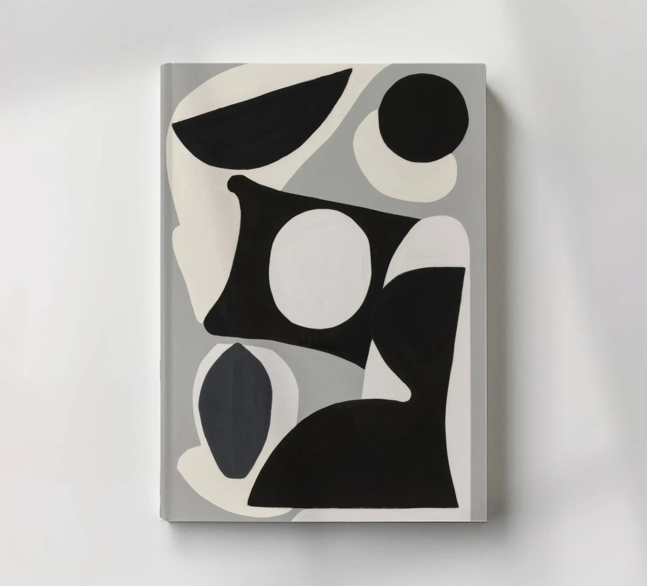 Monochrome Abstraction notebook by Lunar Templar