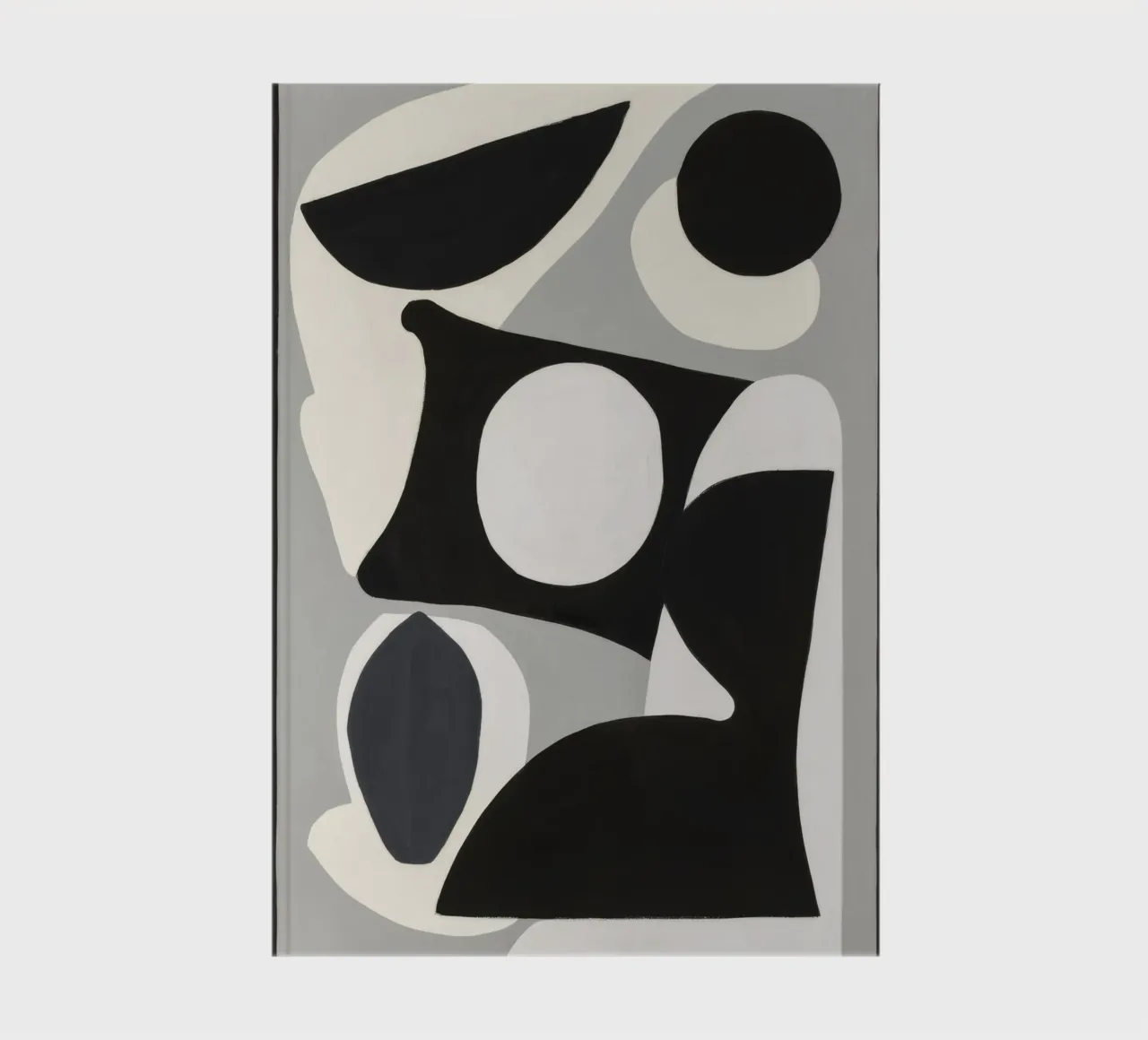 Abstraction monochrome carnet de notes de Lunar Templar
