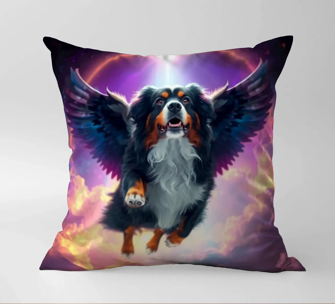 An Angel of Heaven #11 decorative cushion by Yumis.Beargang.and.Me
