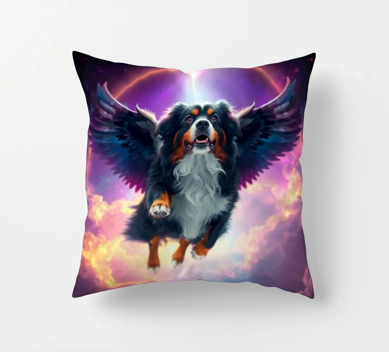 An Angel of Heaven #11 decorative cushion by Yumis.Beargang.and.Me