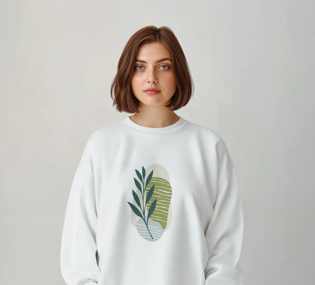 Astratto botanico moderno felpa da Kiroiharu
