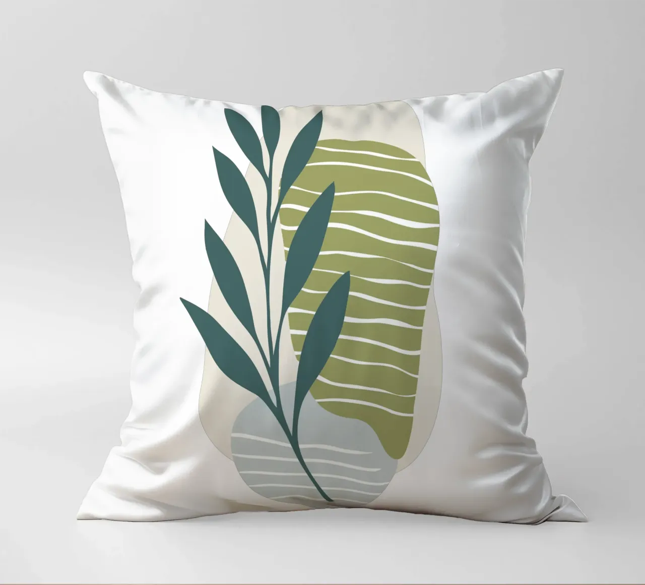 Astratto botanico moderno cuscino da Kiroiharu