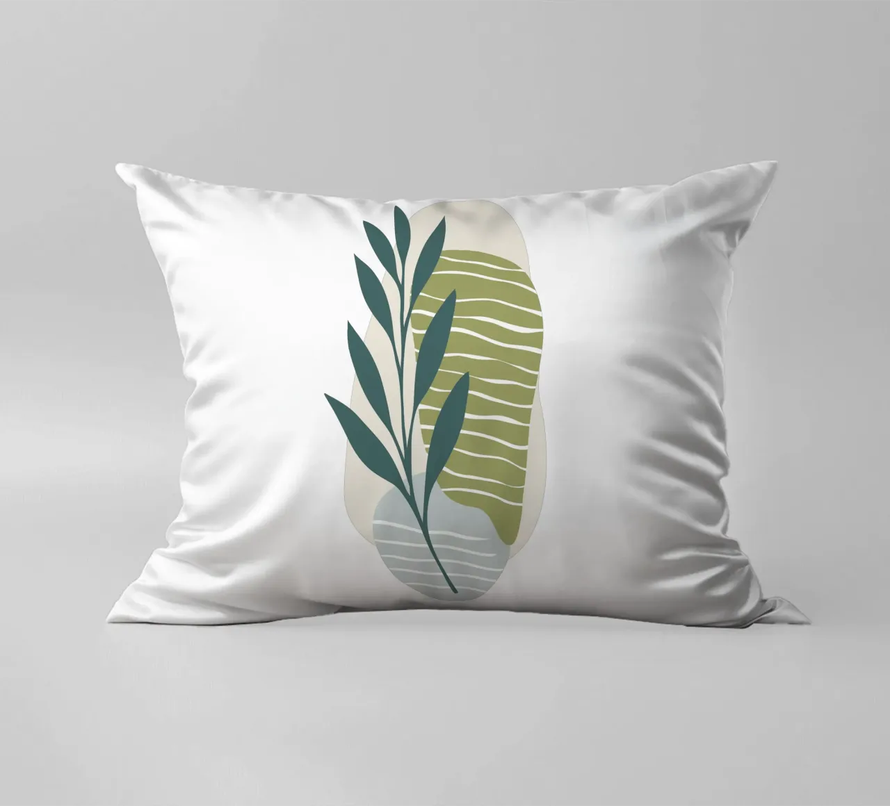 Astratto botanico moderno cuscino da Kiroiharu