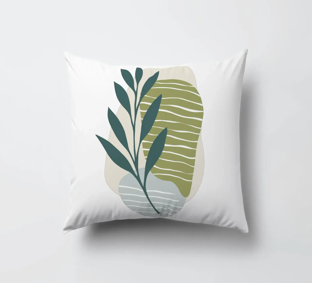 Astratto botanico moderno cuscino da Kiroiharu