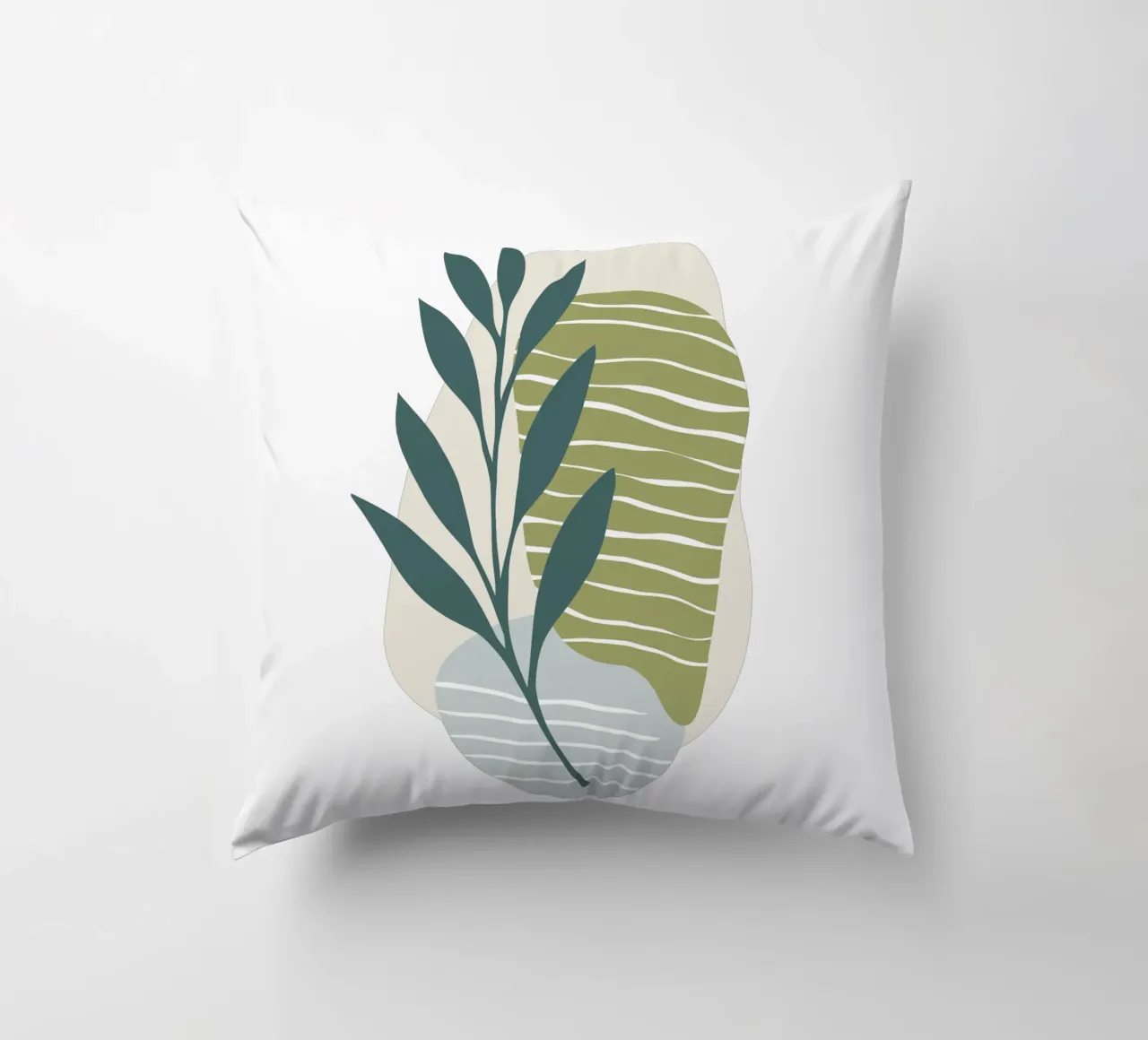 Astratto botanico moderno cuscino da Kiroiharu