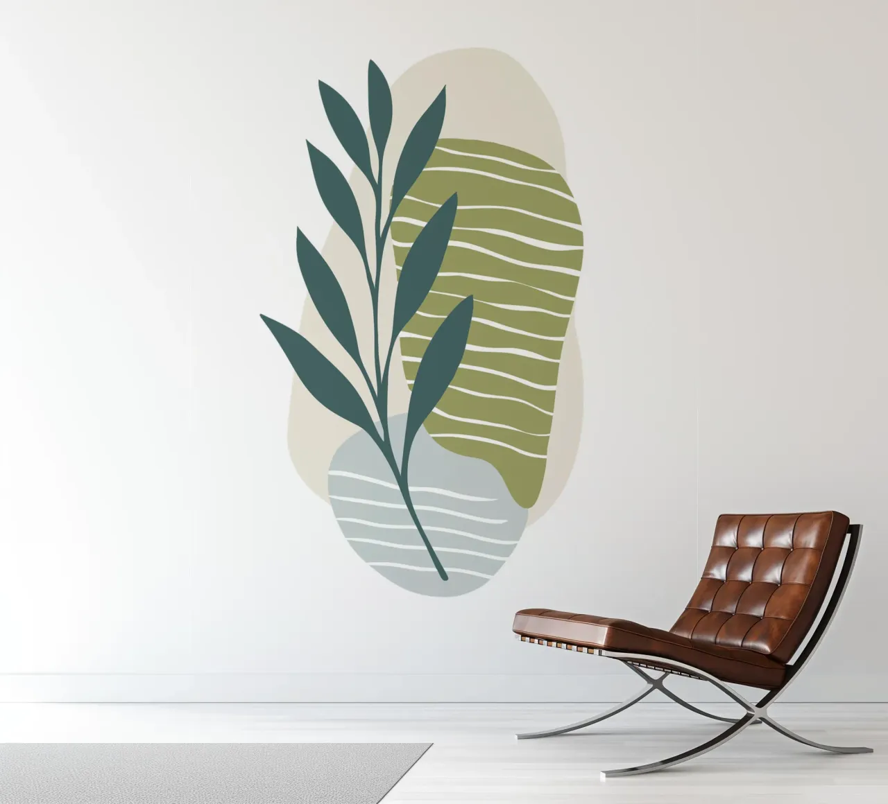 Modern Botanical Abstract photo wallpaper by Kiroiharu