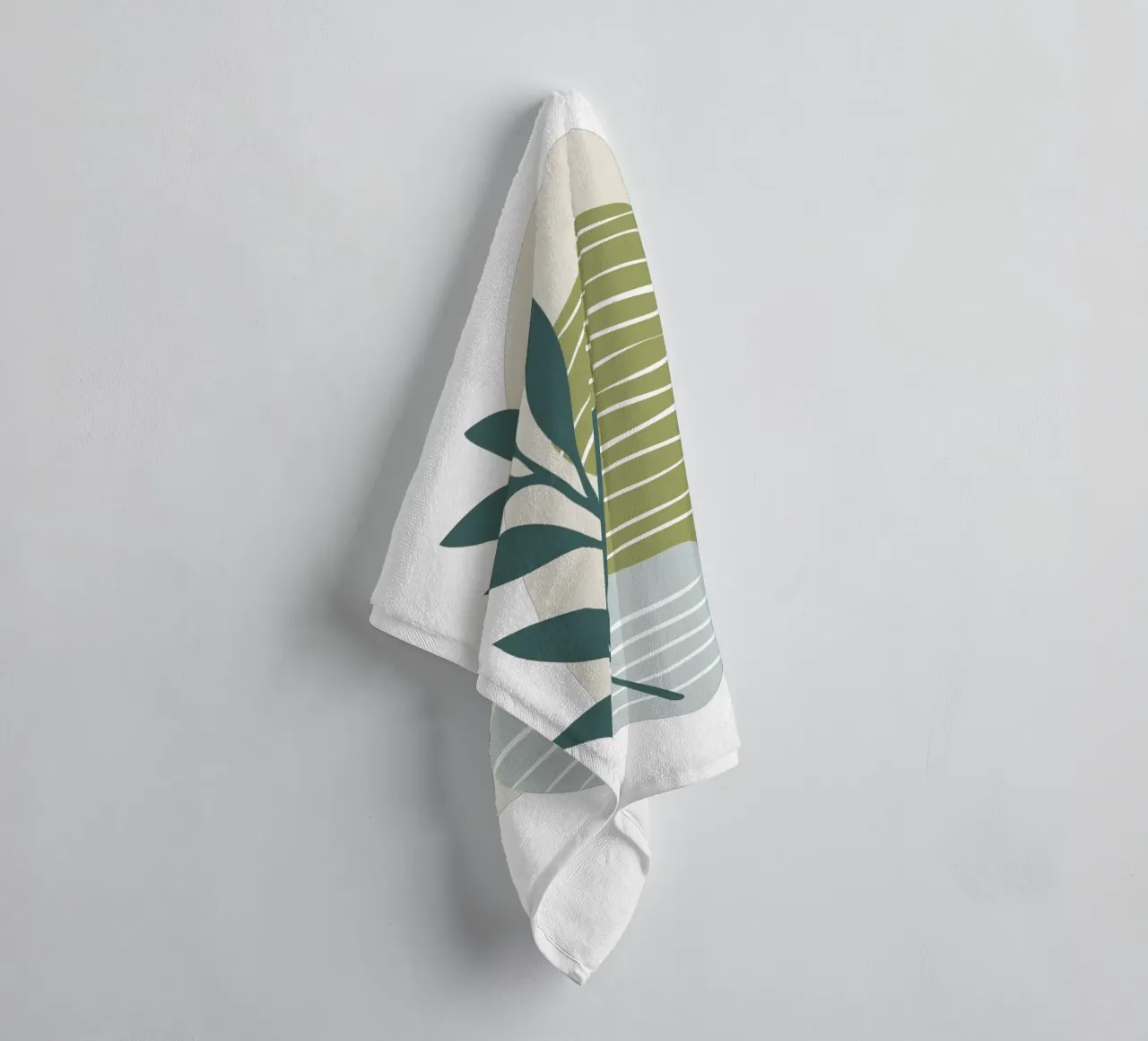 Astratto botanico moderno asciugamano da bagno da Kiroiharu