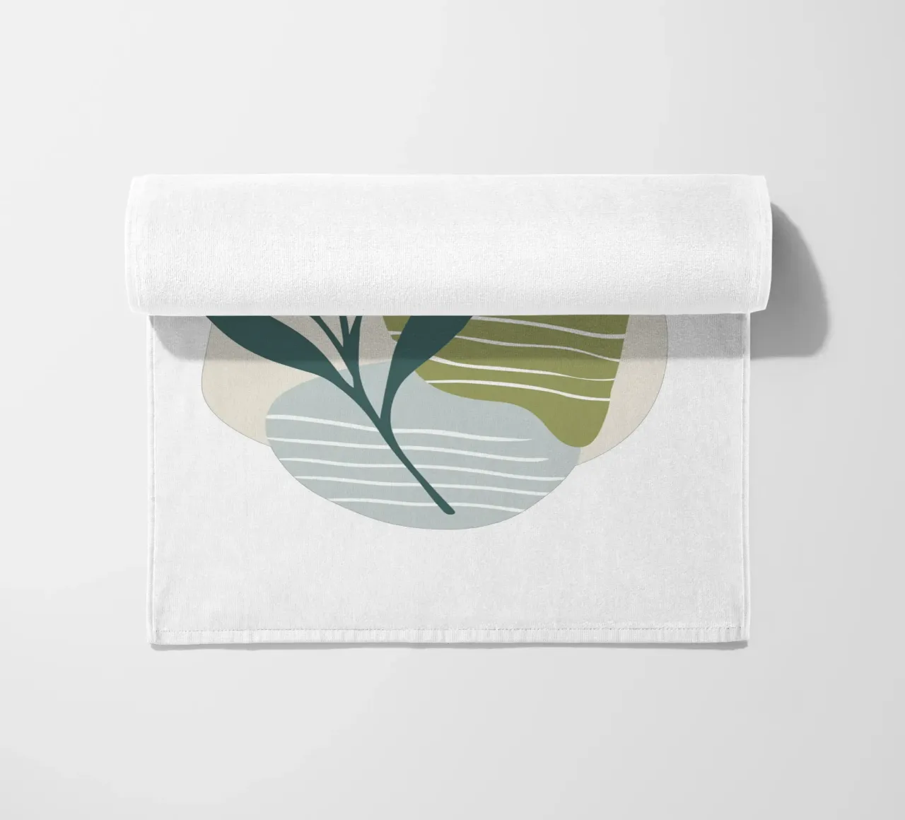 Astratto botanico moderno telo mare da Kiroiharu
