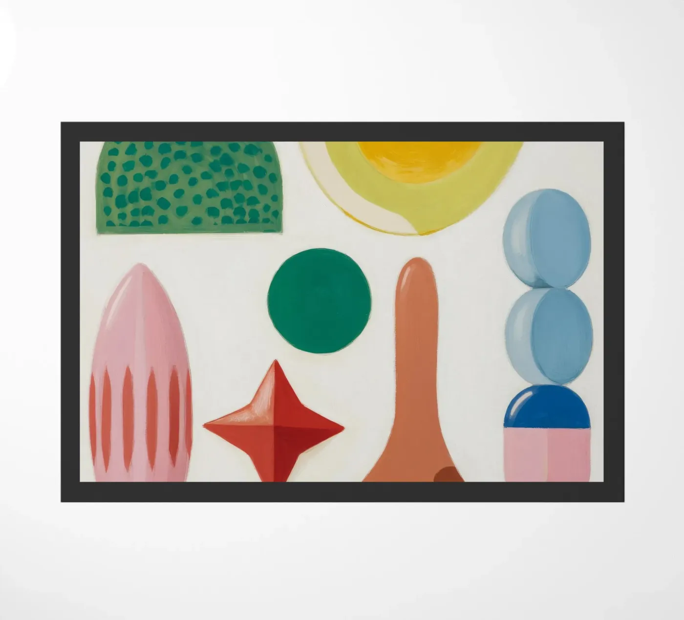 Lebendige Formulare Fußmatte von Lunar Templar