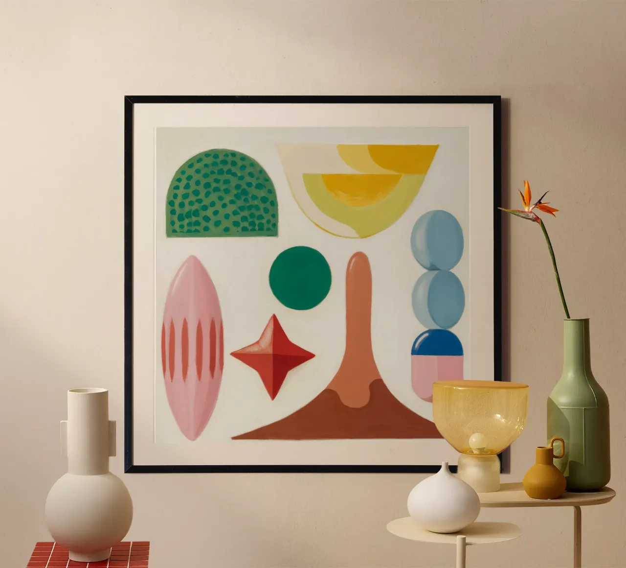 Vibrant Forms poster by Lunar Templar