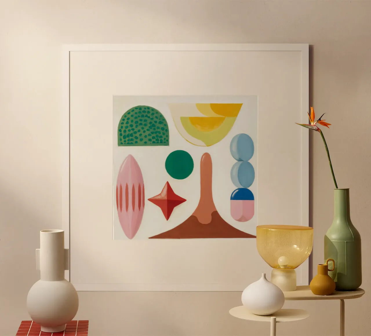 Vibrant Forms poster by Lunar Templar