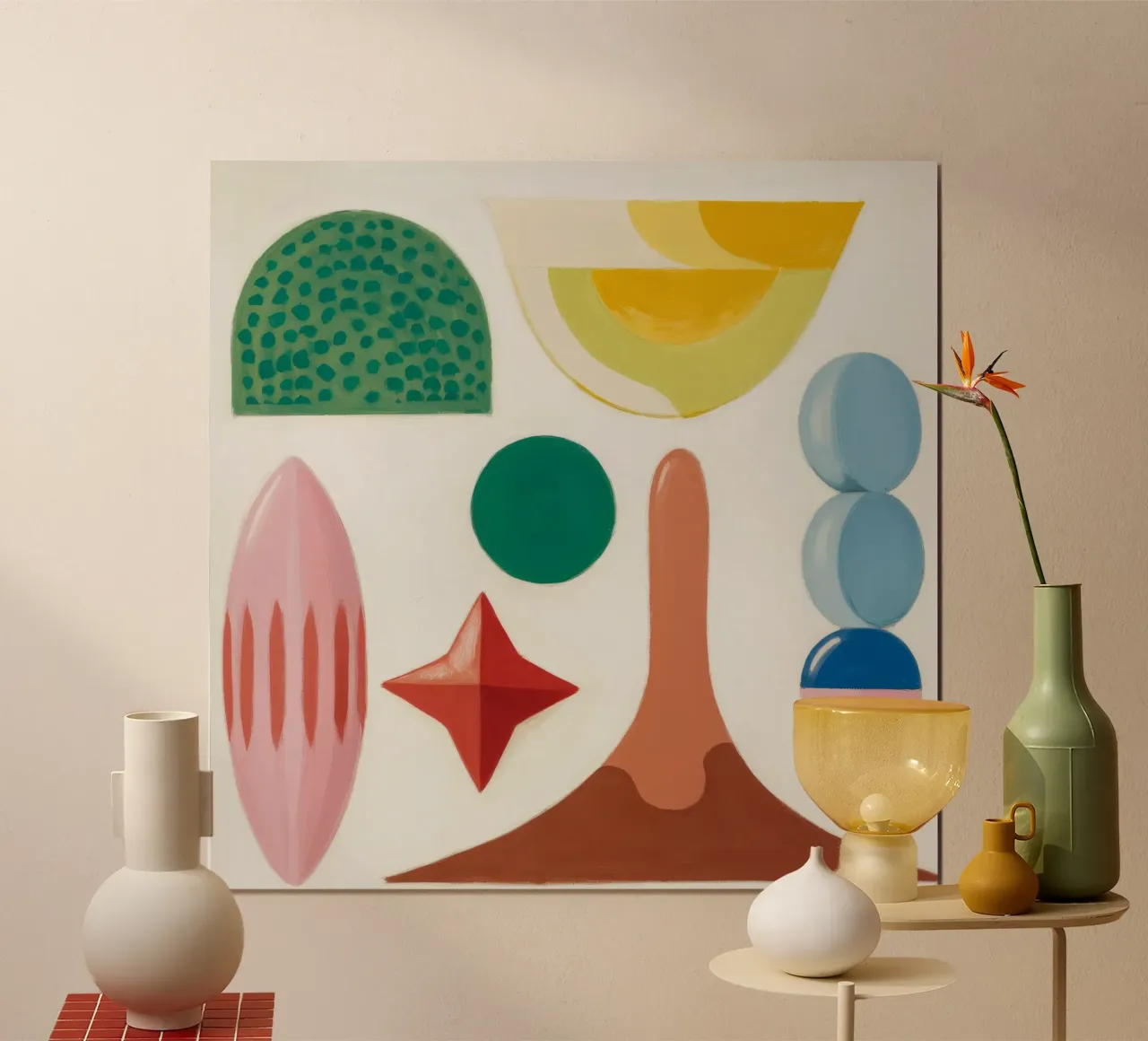 Vibrant Forms poster by Lunar Templar