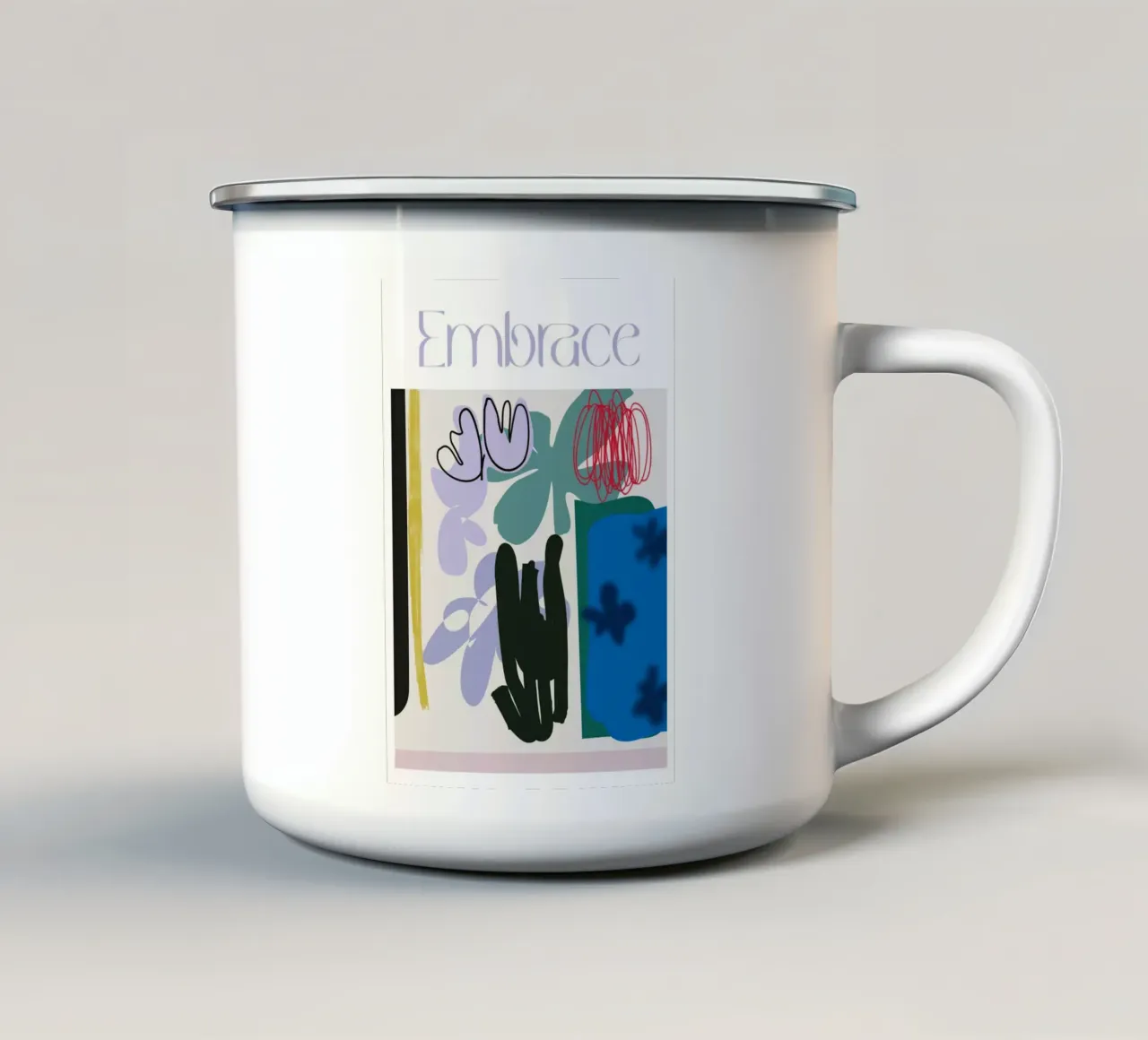 Embrace tazza in smalto da Silvaya