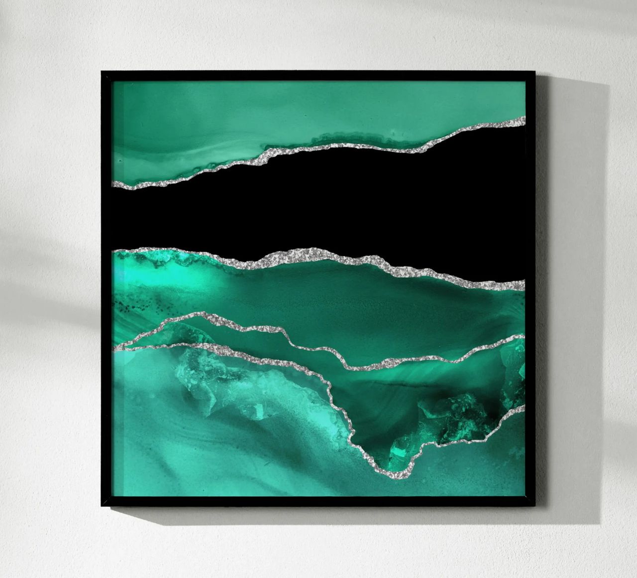 Texture Agata Argento e Verde Mare 03 carta hahnemühle da Gemstone Textures