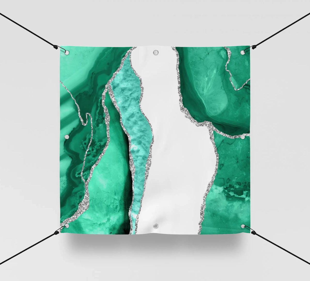 Texture Agata di mare e d'argento 07 telo in pvc da Gemstone Textures