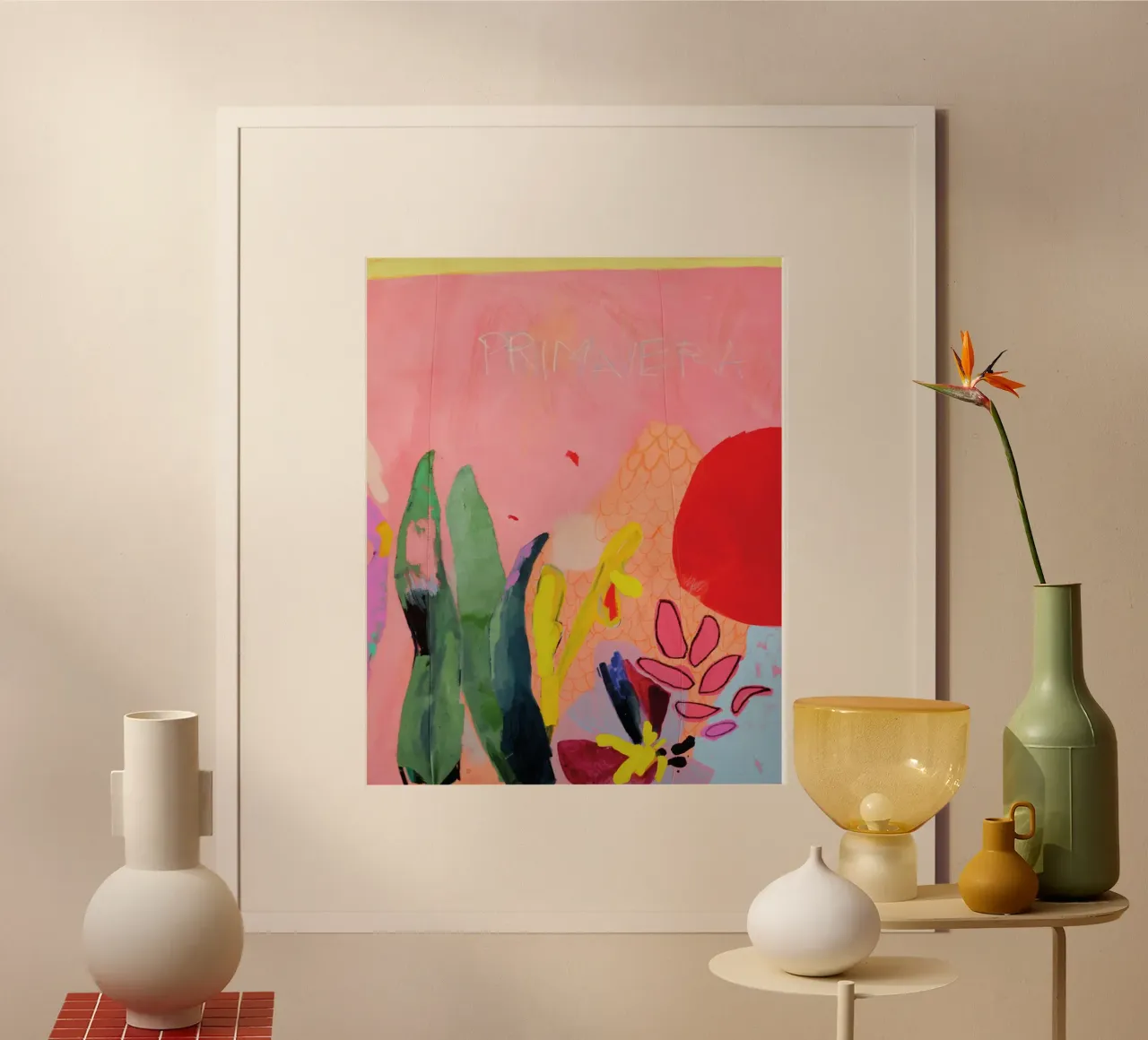 Primavera poster con telaio in plastica da Silvaya