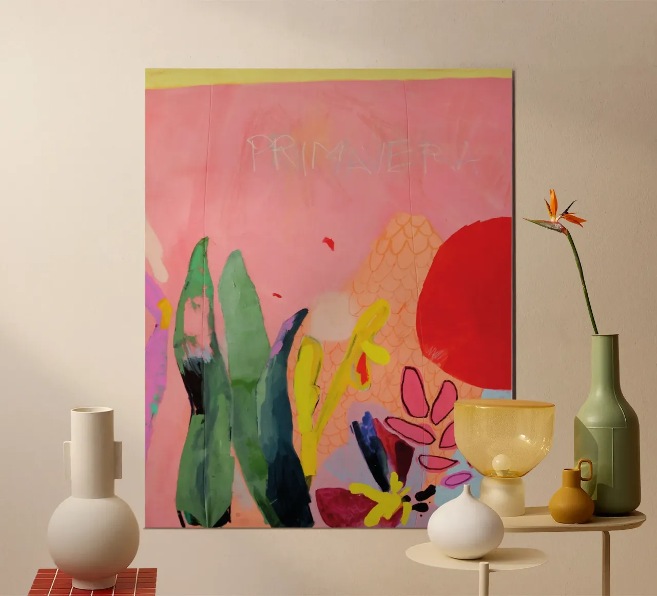 Primavera poster con telaio in plastica da Silvaya